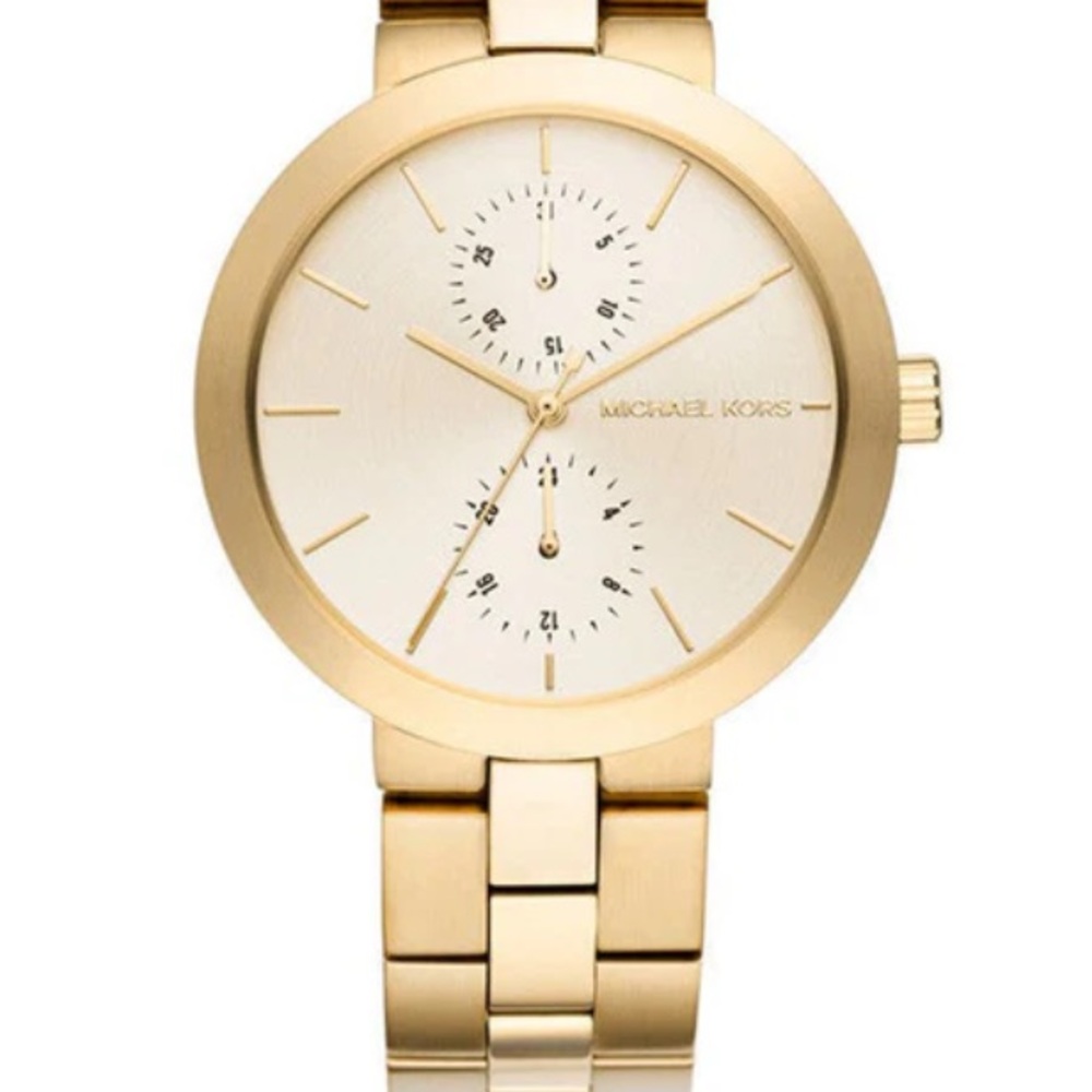 Michael Kors Gold Stainless Steel Analog Dial
Quartz Women's Watch